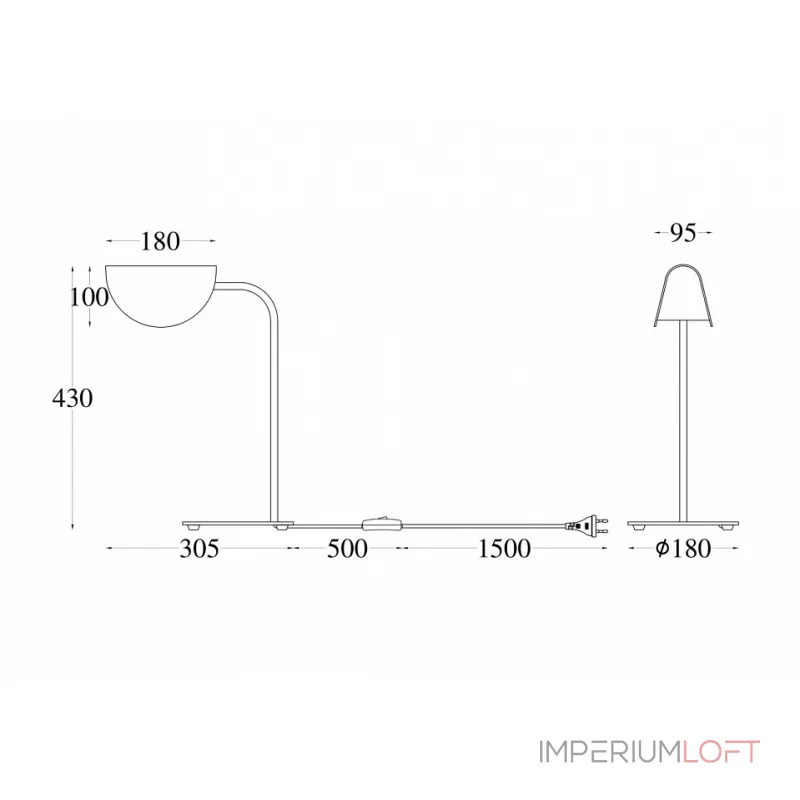 Настольная лампа декоративная Maytoni Mollis MOD126TL-01B