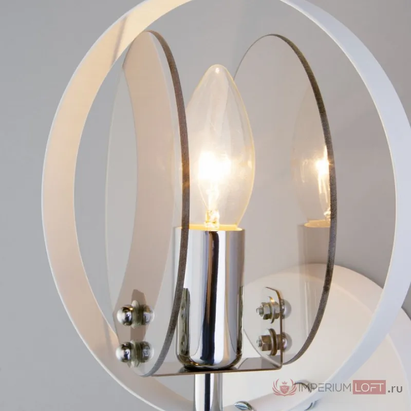 Бра Eurosvet Gallo 70121/1 белый Цвет плафонов серый от ImperiumLoft