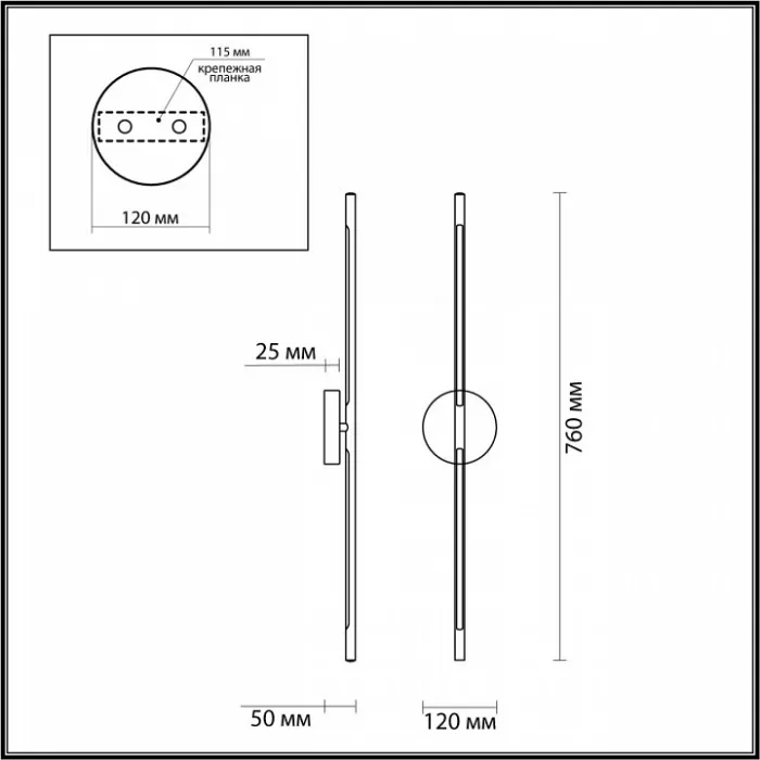 Бра Odeon Light Fuerte 4323/12WL от ImperiumLoft