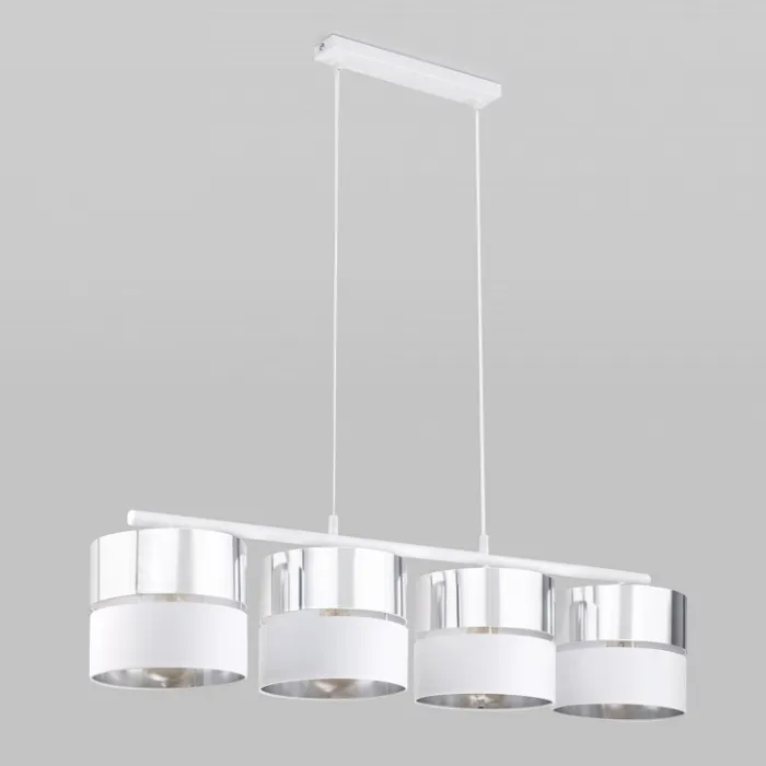 Подвесной светильник TK Lighting Hilton 4177 Hilton Silver Цвет арматуры белый Цвет плафонов хром от ImperiumLoft