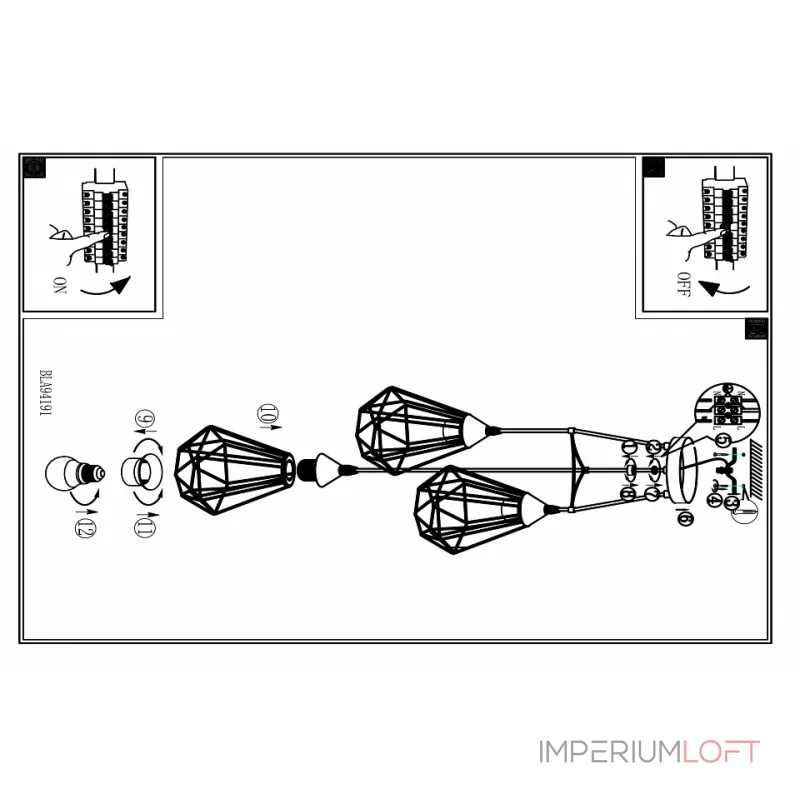 Подвесной светильник Eglo Tarbes 94191 Подвесной светильник Eglo Tarbes 94191