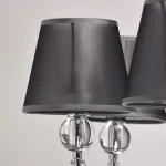 Люстра на штанге MW-Light Федерика 84 684010305 Цвет арматуры хром Цвет плафонов черный от ImperiumLoft