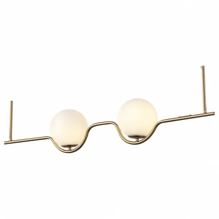 Подвесной светильник ST-Luce Forcio SL1126.203.02 Цвет арматуры золото Цвет плафонов белый от ImperiumLoft