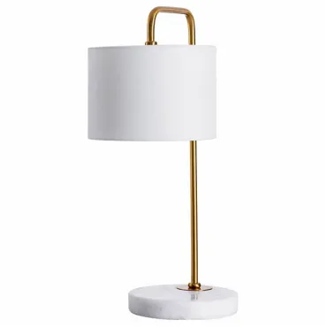 Настольная лампа декоративная Arte Lamp Rupert A5024LT-1PB Цвет плафонов белый Цвет арматуры медь