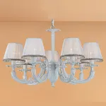 Подвесная люстра Citilux Канон CL412172 Цвет арматуры белый Цвет плафонов серебро от ImperiumLoft