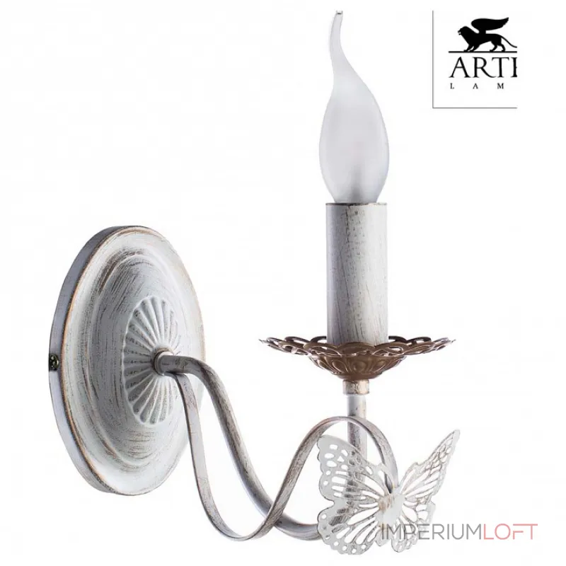 Бра Arte Lamp Ali A6114AP-1WG Цвет арматуры золото Цвет плафонов золото Бра Arte Lamp Ali A6114AP-1WG Цвет арматуры золото Цвет плафонов золото