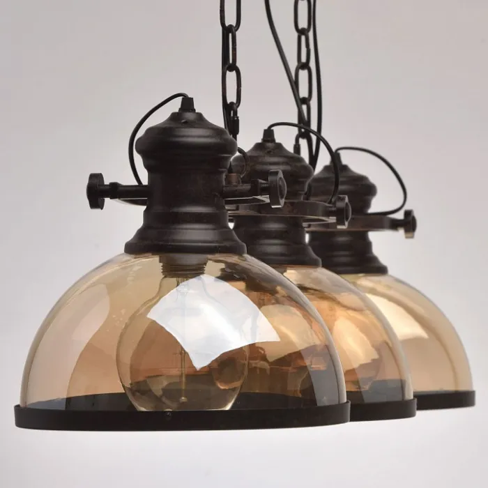 Подвесной светильник MW-Light Нойвид 682012103 Цвет арматуры коричневый Цвет плафонов коричневый от ImperiumLoft
