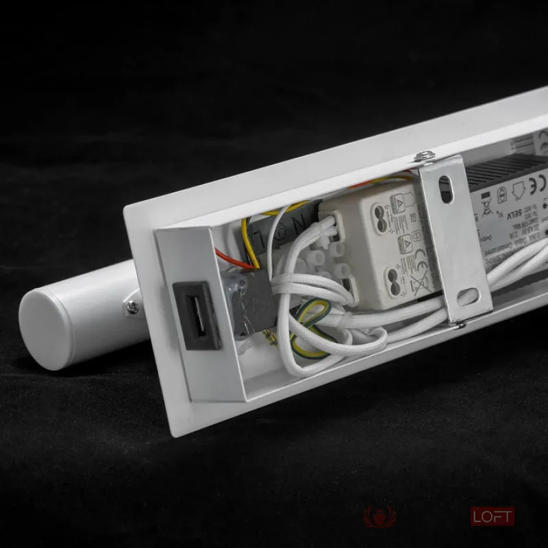 Бра Lussole Cozy LSP-8351 Цвет арматуры белый Цвет плафонов белый от ImperiumLoft