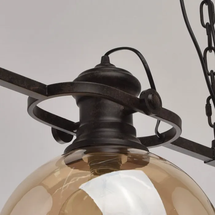 Подвесной светильник MW-Light Нойвид 682012103 Цвет арматуры коричневый Цвет плафонов коричневый от ImperiumLoft