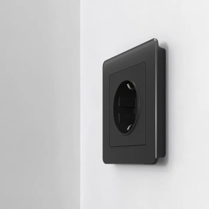 Рамка на 1 пост Werkel Acrylic черный W0012708 от ImperiumLoft