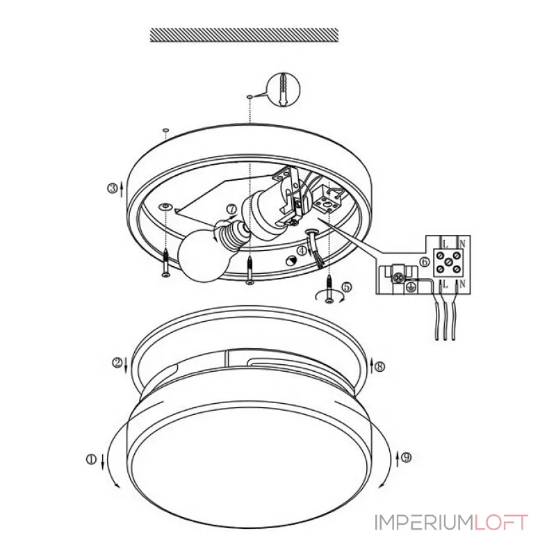 Потолочный светильник Globo Vranos 32111 
