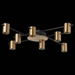 Потолочная люстра ST-Luce Veroli SL1207.402.08 Цвет плафонов латунь Цвет арматуры черный от ImperiumLoft