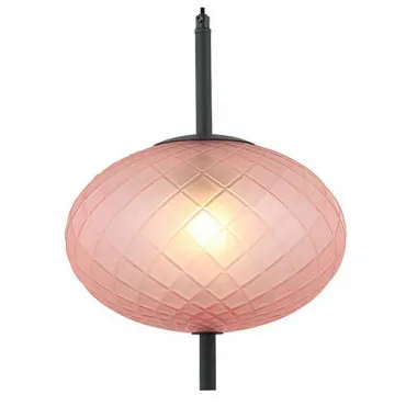 Подвесной светильник Stilfort Sphere 2136/12/01P Цвет плафонов розовый Цвет арматуры черный