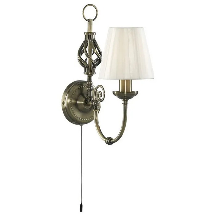 Бра Arte Lamp Zanzibar A8390AP-1AB Цвет арматуры бронза Цвет плафонов белый от ImperiumLoft