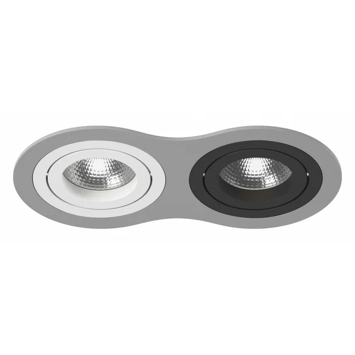 Встраиваемый светильник Lightstar Intero 16 double round i6290607 Цвет арматуры разноцветный Цвет плафонов хром от ImperiumLoft