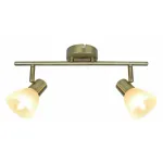 Спот Arte Lamp Parry A5062AP-2AB Цвет арматуры бронза Цвет плафонов белый