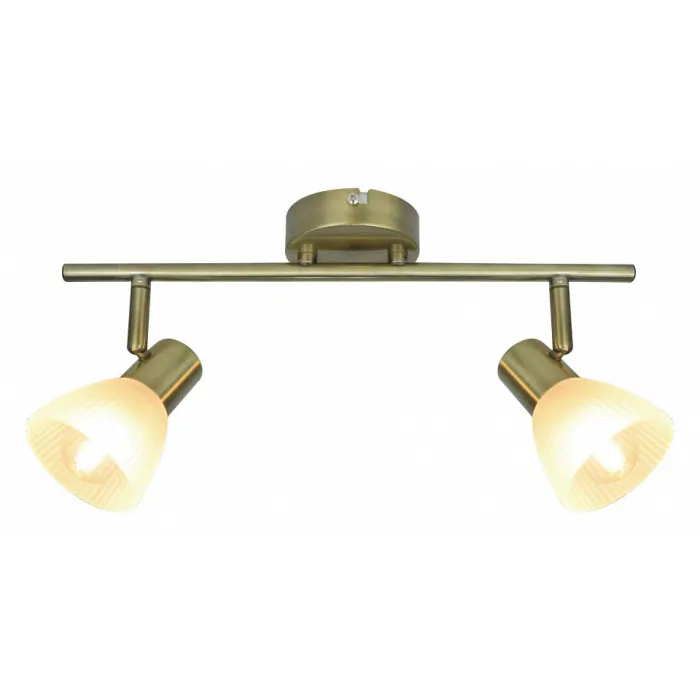 Спот Arte Lamp Parry A5062AP-2AB Цвет арматуры бронза Цвет плафонов белый от ImperiumLoft