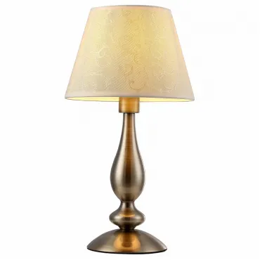 Настольная лампа декоративная Arte Lamp 9368 A9368LT-1AB Цвет арматуры бронза Цвет плафонов кремовый от ImperiumLoft