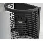 Накладной светильник Lussole Levittown LSP-9171V Цвет арматуры черный Цвет плафонов черно-белый