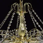 Подвесная люстра MW-Light Жемчуг 14 232017408 Цвет арматуры золото Цвет плафонов прозрачный от ImperiumLoft