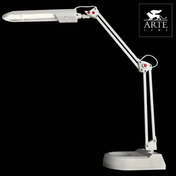 Настольная лампа офисная Arte Lamp Desk A5810LT-1WH Цвет арматуры белый Цвет плафонов белый от ImperiumLoft
