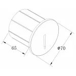 Встраиваемый светильник Maytoni Lock O014SL-L3B3K