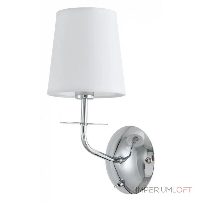 Бра Arte Lamp 1048 A1048AP-1CC Цвет арматуры хром Цвет плафонов белый