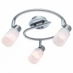 Спот Arte Lamp Cavalletta A4510PL-3SS Цвет арматуры серебро Цвет плафонов белый от ImperiumLoft