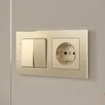 Розетка с заземлением без рамки Werkel W117 8 W1171011