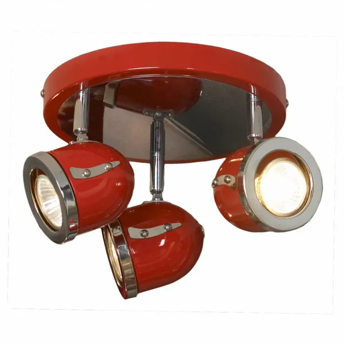 Спот Lussole Tivoli LSN-3107-03 Цвет арматуры хром Цвет плафонов хром от ImperiumLoft