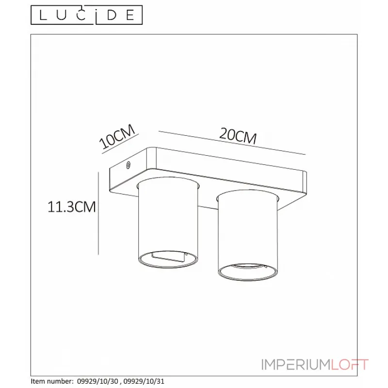 Спот Lucide 09929/10/31 от ImperiumLoft Спот Lucide 09929/10/31 от ImperiumLoft