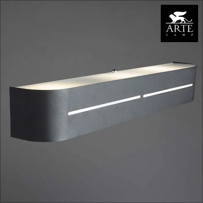 Накладной светильник Arte Lamp Cosmopolitan A7210AP-3BK Цвет арматуры черный Цвет плафонов белый от ImperiumLoft