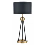 Настольная лампа декоративная Vele Luce Saturno VL5764N01 Цвет арматуры Желтый Цвет плафонов Черный