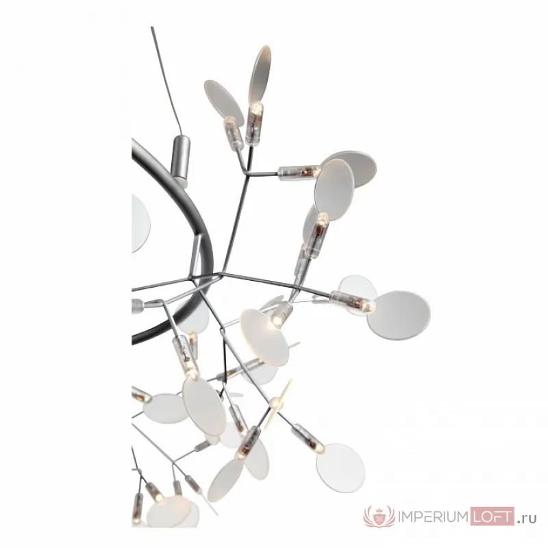 Подвесная люстра ST-Luce Rafina SL379.103.135 Цвет арматуры серебро Цвет плафонов белый от ImperiumLoft
