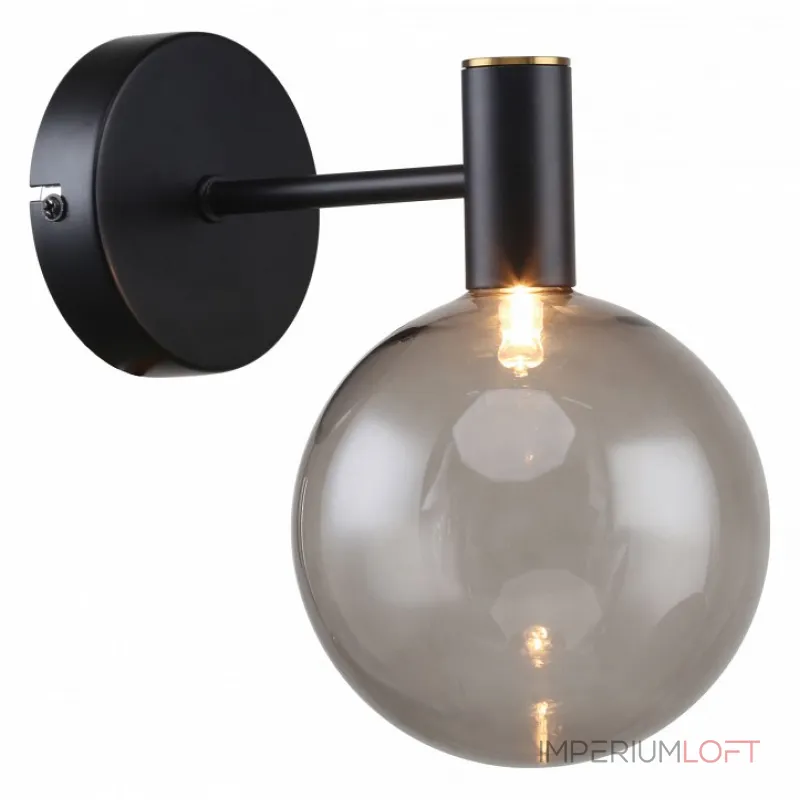 Бра Favourite Eternity 2766-1W Цвет арматуры латунь Цвет плафонов серый