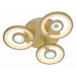 Потолочная люстра Stilfort Andria 2080/03/03C Цвет плафонов белый Цвет арматуры золото