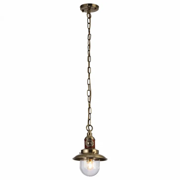Подвесной светильник Arte Lamp Sailor A4524SP-1AB Цвет арматуры бронза Цвет плафонов прозрачный от ImperiumLoft
