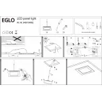 Встраиваемый светильник Eglo ПРОМО Fueva 1 94062 Цвет арматуры белый от ImperiumLoft