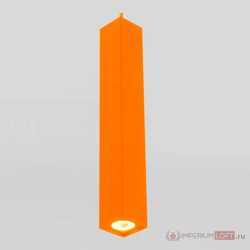 Подвесной светильник Eurosvet Cant 50154/1 LED оранжевый 7W от ImperiumLoft