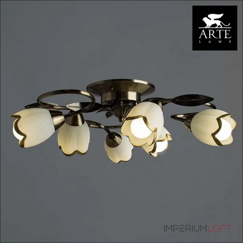 Потолочная люстра Arte Lamp Perce A6061PL-6AB 