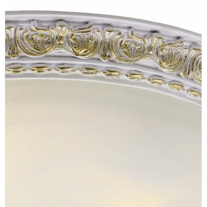 Накладной светильник Arte Lamp Torta A7123PL-3WG Цвет арматуры золото Цвет плафонов белый от ImperiumLoft