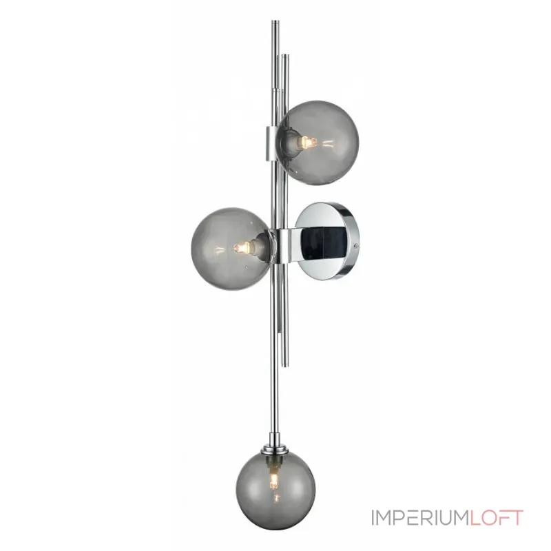 Бра Vele Luce Paradise VL5773W03 Цвет арматуры Серый Цвет плафонов Серый Бра Vele Luce Paradise VL5773W03 Цвет арматуры Серый Цвет плафонов Серый
