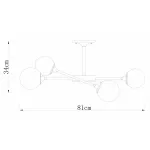 Потолочная люстра Arte Lamp Marco A2703PL-6SG 