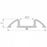 Профиль накладной  Deko-Light AM-01-10 970305 Цвет арматуры белый