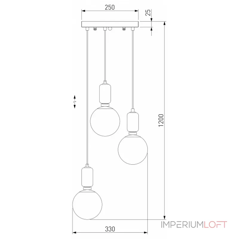 Подвесной светильник 50151/3 Подвесной светильник 50151/3
