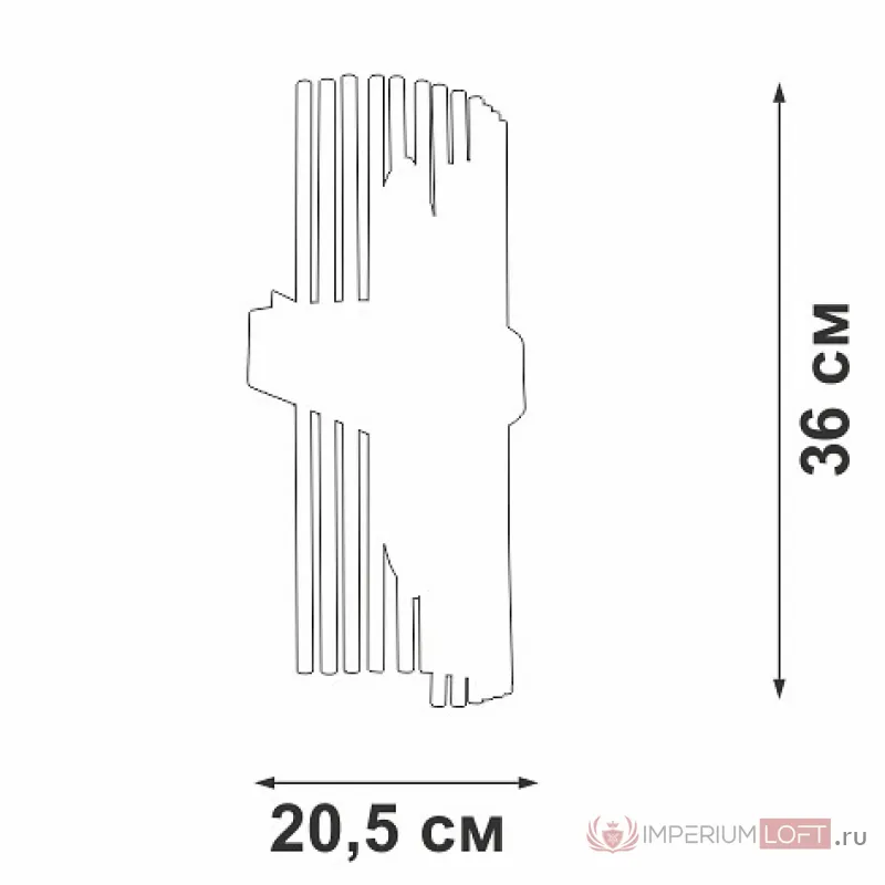 Бра Vitaluce V58710 V58710-8/2A от ImperiumLoft