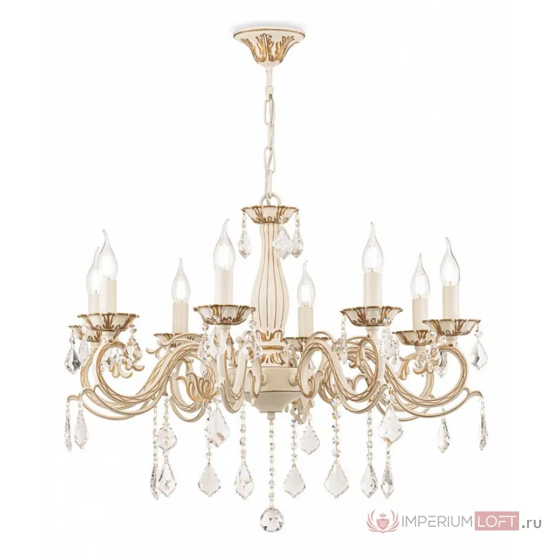 Подвесная люстра Maytoni Bronze 4 ARM245-08-W Цвет арматуры золото Цвет плафонов прозрачный от ImperiumLoft