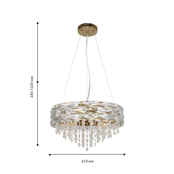 Подвесная люстра F-promo Icicle 4251-6P от ImperiumLoft
