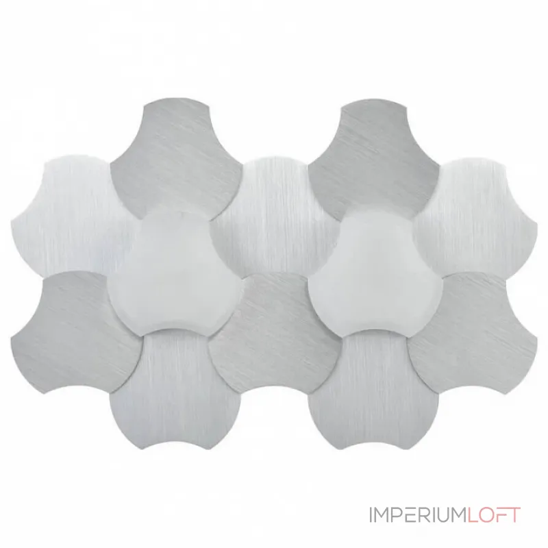 Бра Vele Luce Pala 742 2 VL8045W02 Цвет арматуры серебро Цвет плафонов серебро