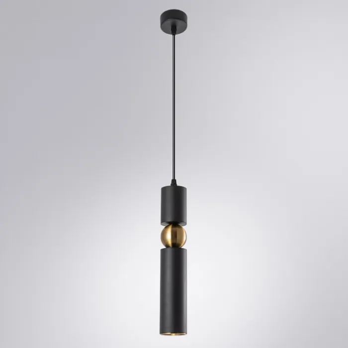Подвесной светильник Arte Lamp Ran A3162SP-1BK Цвет арматуры Черный Цвет плафонов Черный от ImperiumLoft